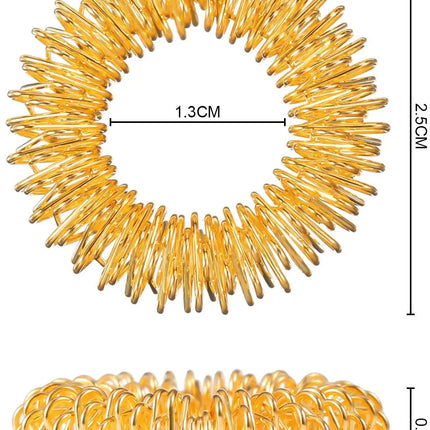 10 PCS Spiky Sensory Rings Great Spikey Fidget Toys Finger Acupressure Massage Rings Therapy Finger Circulation ring adhd