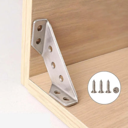 10/1set Corner Brackets Stainless Steel Corner Brace