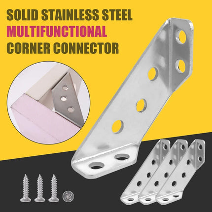 10/1set Corner Brackets Stainless Steel Corner Brace