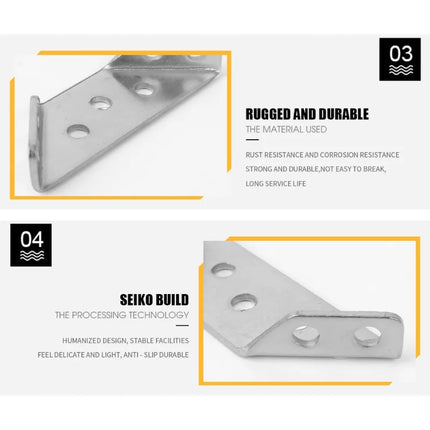 10/1set Corner Brackets Stainless Steel Corner Brace