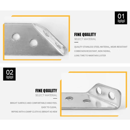 10/1set Corner Brackets Stainless Steel Corner Brace