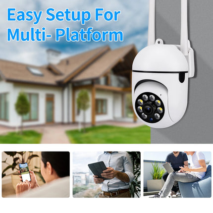 Smart Home IP Camera 8MP WIFI Security Baby Camera Wireless with Motion Detection Auto Tracking Color night Vision Surveillance