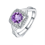 925 Sterling Silver / Amethyst / CHINA | 9