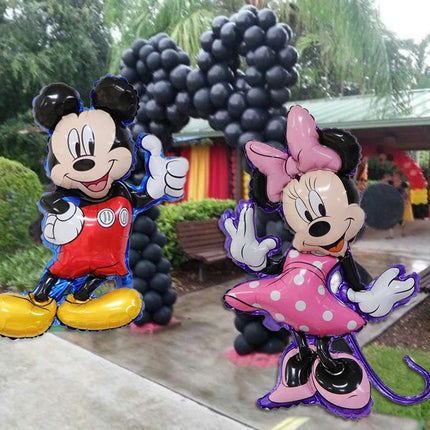 Disney Mickey Minnie Mouse Foil Balloon Baby Shower Birthday Cartoon Mickey Mouse Balloon Party Decoration Air Globos Supplies