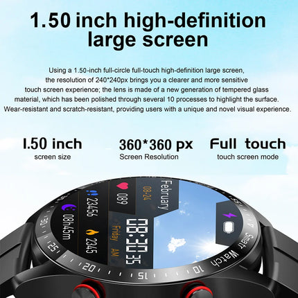 For Huawei GT3 Pro New Smartwatch Men NFC GPS Tracker ECG+PPG Heart rate Blood oxygen Waterproof Bluetooth Call Smart Watch 2024