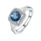 925 Sterling Silver / London Blue Topaz / CHINA | 5