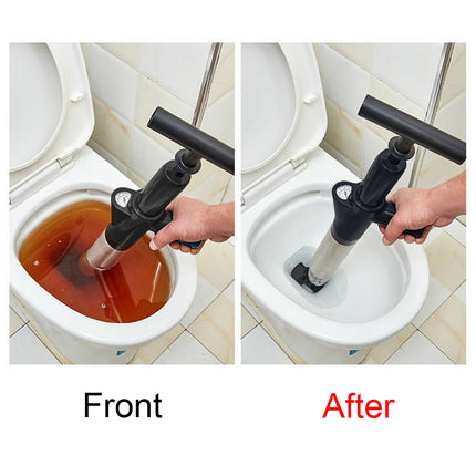 Toilet Plunger High Pressure Drain Plunger Dredge Clog Remover Sewer Pipe Unblocker Air Drain Blaster