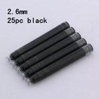 2.6mm  25PC BLACK