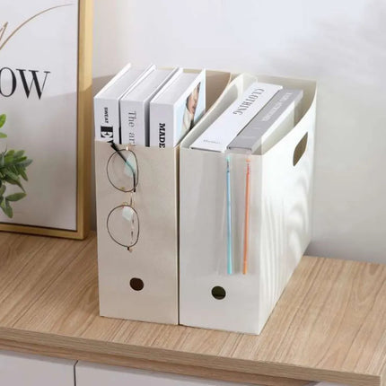 Magazine Holder Newspaper Rack Stationery Storage Box Desk Organizer for Document Letter File Tray Home School Office Supplies