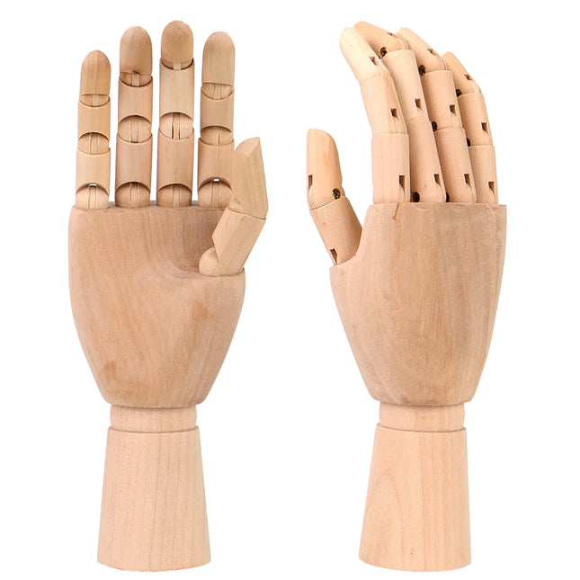 Home Decor Sketch Mannequin Model Wooden Hand Model Human Artist Models Flexible Jointed Doll 10 Inches Tall Movable Limbs