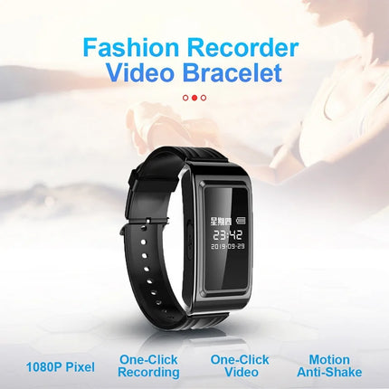 32GB SmartWatch Mini Camera Wristband 1080P HD Video Recording Micro Cam Sports Voice Recorder Smart Watch Bracelet Camcorder