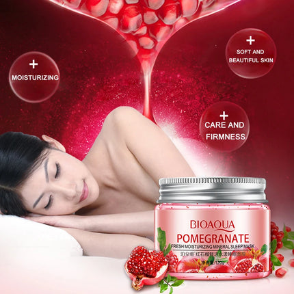 Bioaqua Fruit Sleep Face Mask Skincare Firming Moisturizing Hydrating Facial Masks Beauty Korean Skin Care Products