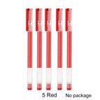 5pc Red pen