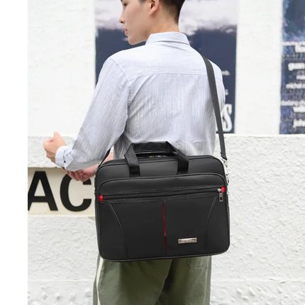 Large Capacity Men's Laptop Bag Briefcases Business Document Electronic Article Clothes Storage Pouch Shoulder  Travel Organizer