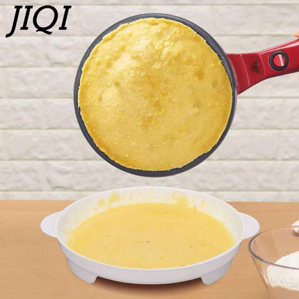 110V/220V Electric Crepe Maker Pie Baking Pan Non-stick Pancake Cooking Machine Chinese Spring Roll Pizza Griddle Cooker EU US