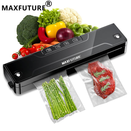 MAXFUTURE Automatic Vacuum Sealer Vac Packer Food Sealer Sous Vide FoodSaver Vacuum Sealer Machine Including 15 Vacuum Bags FREE