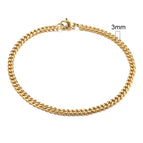 3mm Gold / 18cm