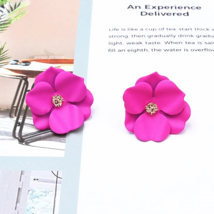 Rose Red Flower Bear Butterfly Drop Earrings - Trendy Women's Fashion Jewelry