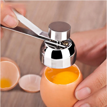 Stainless Steel Egg Topper Cutter Metal Egg Scissors Boiled Raw Opener Creative Kitchen Tool Gadgets Accessories Cool Gadgets