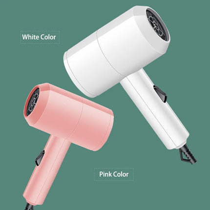 Hair Dryer Portable Heating and Cooling Foldable Hairdryer Quick Drying With High Air Volume Two Speeds Wind 500W 220V CF03