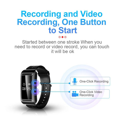 32GB SmartWatch Mini Camera Wristband 1080P HD Video Recording Micro Cam Sports Voice Recorder Smart Watch Bracelet Camcorder