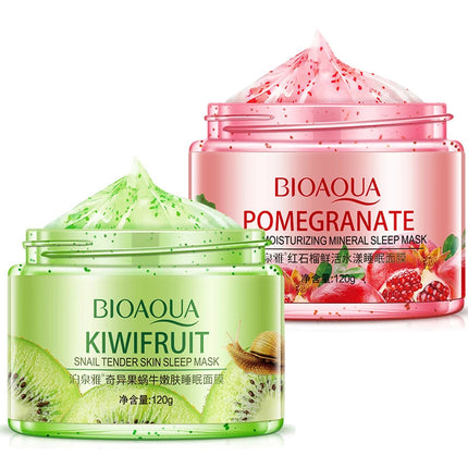 Bioaqua Fruit Sleep Face Mask Skincare Firming Moisturizing Hydrating Facial Masks Beauty Korean Skin Care Products