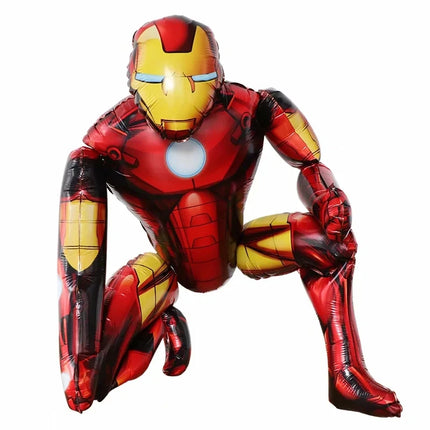 Big 3D Spiderman iron Man Captain America Balloons Superhero Globos Children's Party Avengers Birthday Decorations Kid Toy Gifts