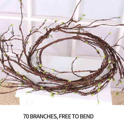 300cm large artificial trees plastic branches twig Tree branch Rattan Artificial Flowers Vine wall Home Wedding party Decoration