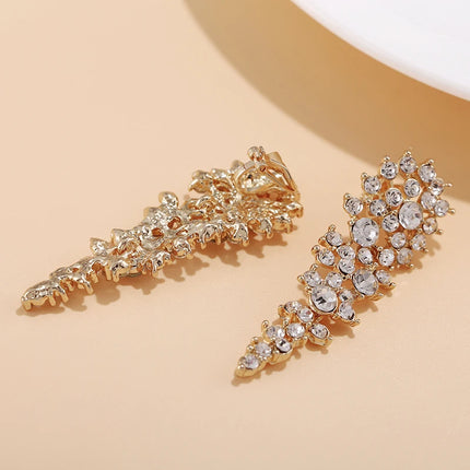 Crystal Sparkle Non-Pierced Bridal Earrings for Wedding Glam