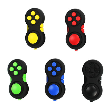 New Premium Quality Fidget Controller Pad Game Focus Toy Smooth ABS Plastic Stress Relief Squeeze Fun Hand Hot Interactive Gift