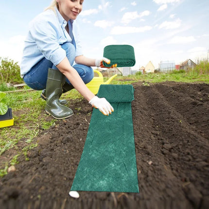 0.2x3m/0.2x10m Biodegradable Grass Seed Mat Seed Starter Mat Gardening Planting Turf Carpets Home Yard Lawn Decoration Supplies