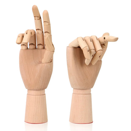 Home Decor Sketch Mannequin Model Wooden Hand Model Human Artist Models Flexible Jointed Doll 10 Inches Tall Movable Limbs