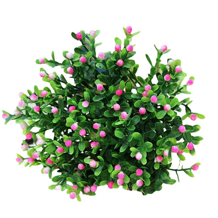 15 Heads Artificial Aglaia Odorata Flowers Plants Potted Ornaments Home Garden Wedding Party Decoration Craft Plant Decorative