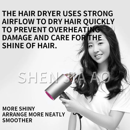 Folding Hair Dryer Portable Household Multi-function Hair Dryer Cold and Warm Air Can Be Switched 18000RPM