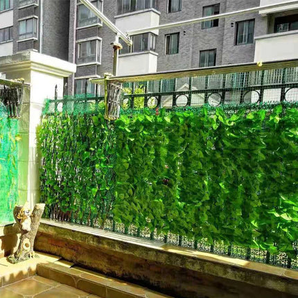 1 Roll Artificial Leaf Fence Wall Landscaping For Outdoor Garden Backyard Balcony Privacy 0.5X1M Or 0.5X3M