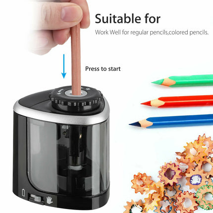 Automatic Electric Touch Switch Pencil Sharpener Home Office School Classroom