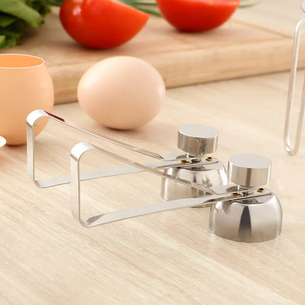 Stainless Steel Egg Topper Cutter Metal Egg Scissors Boiled Raw Opener Creative Kitchen Tool Gadgets Accessories Cool Gadgets