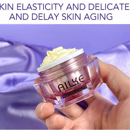 AILKE Face Cream With Hyaluron Scars Whitening Moisturizing Lifting Anti-aging Women Sleeping Dry Korean Bleaching Skin Care