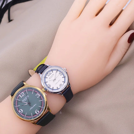 Julius Women's Men's Watch Japan Quartz Couple Hours Fine Fashion Bracelet Real Leather Lovers Boy Girl Birthday Gift No Box