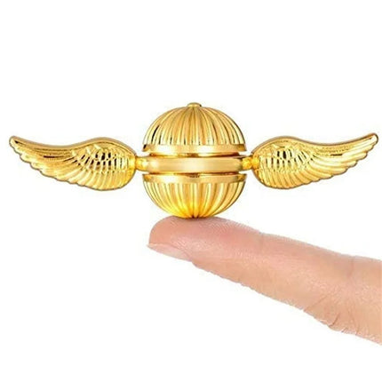 Golden Snitch Fidget Spinner for Kids Adult Anti Stress Fidget Toys Antistress Ball Metal Finger Rotation Spinner Desk EDC Toys