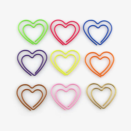 12/20/50pcs Special-shaped Paper Clips Gold Bookmark Clips, Cute Paperclips Planner Clips for Office School Supplies Decoration