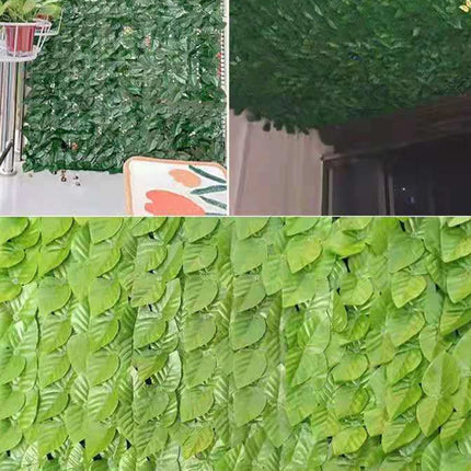 1 Roll Artificial Leaf Fence Wall Landscaping For Outdoor Garden Backyard Balcony Privacy 0.5X1M Or 0.5X3M