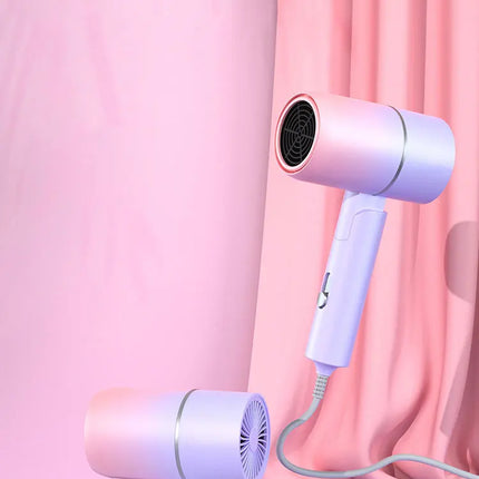 MIni Folding Hairdryer 750W with Carrying Bag Hot Air Anion Hair Care for Home Travel Hair Dryer Dormitory Blow Drier 220V-240V