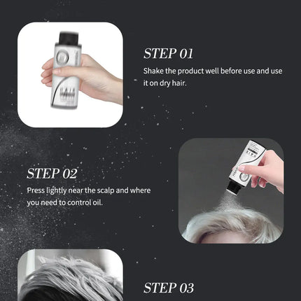 Sevich Hair Styling Powder 20g Fluffy Thin Hair Powder Spray Increases Hair Volume Captures Haircut Unisex Styling Hairspray