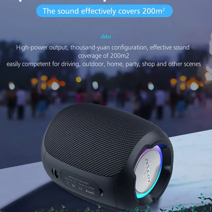 ZEALOT S53 Mini Bluetooth Speaker Portable Wireless Column Waterproof HIFI Lossless Sound Quality Stereo Subwoofer Loudspeaker