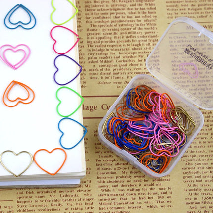 12/20/50pcs Special-shaped Paper Clips Gold Bookmark Clips, Cute Paperclips Planner Clips for Office School Supplies Decoration