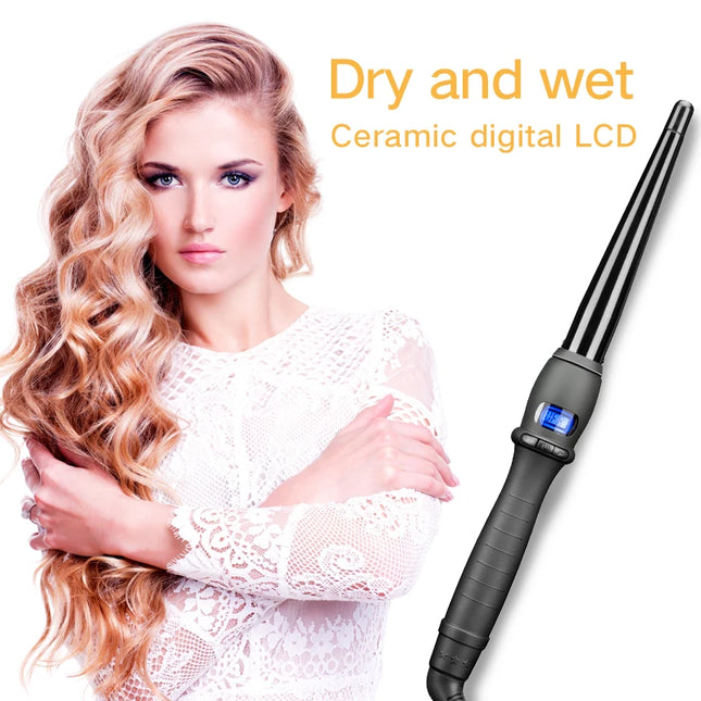 Ceramic Styling Tools professional Hair Curling Iron Hair waver Pear Flower Cone Electric Hair Curler Roller Curling Wand