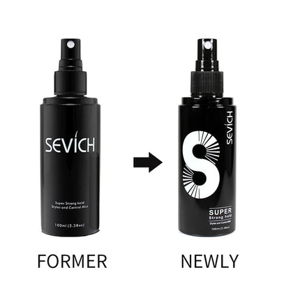 Sevich Hair Hold Spray Water Applicator for Styling Working Hair Building Fibers Hairdresser Water Hair Fixing Spray 100ML