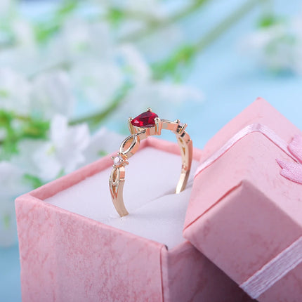 Huitan Simple Heart Ring For Women Female Cute Finger Rings Romantic Birthday Gift For Girlfriend Fashion Zircon Stone Jewelry