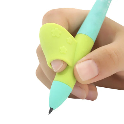 3 Pcs Silicone Ergonomic Posture Correction Device Pencil Pen Writing Aid Grip for Children Student Education School Supplies